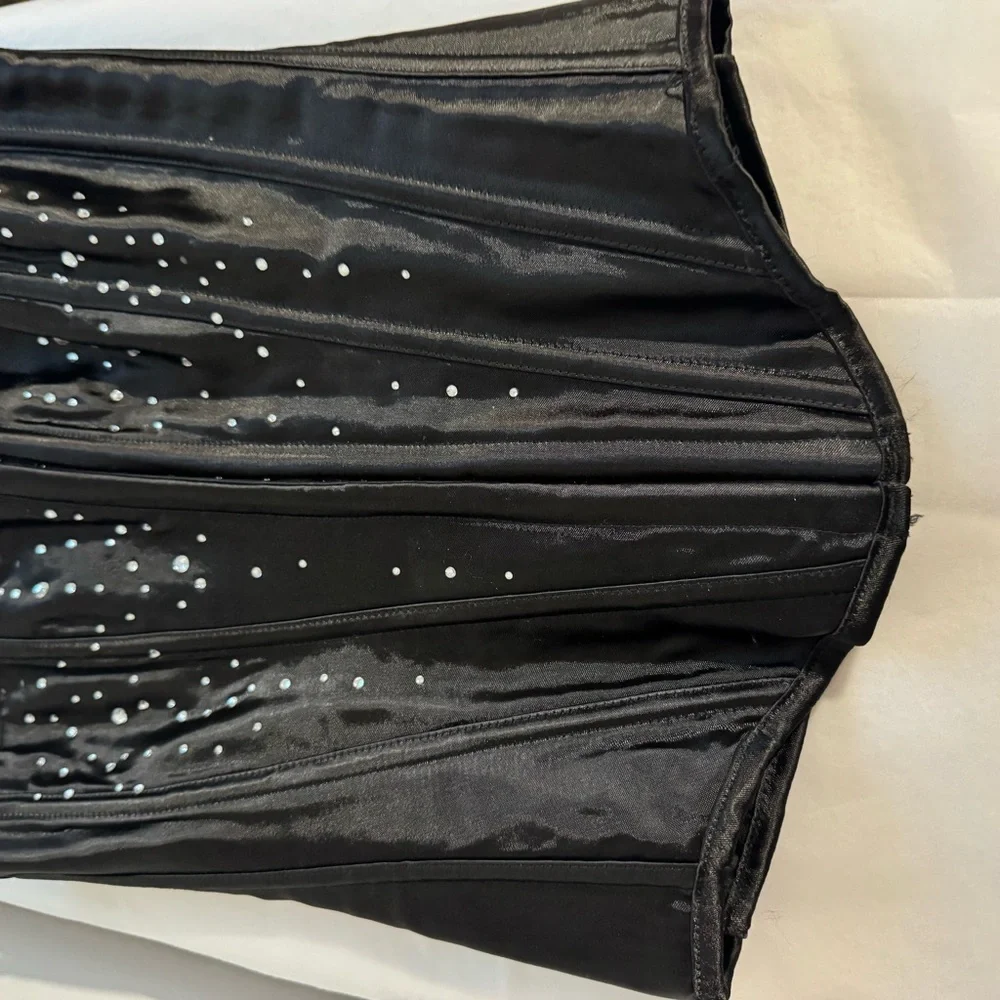 Hustler Hollywood Black Corset with Studded Details - Picture 6 of 8